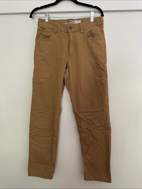 Carhartt Tan Relaxed Straight Canvas Pants